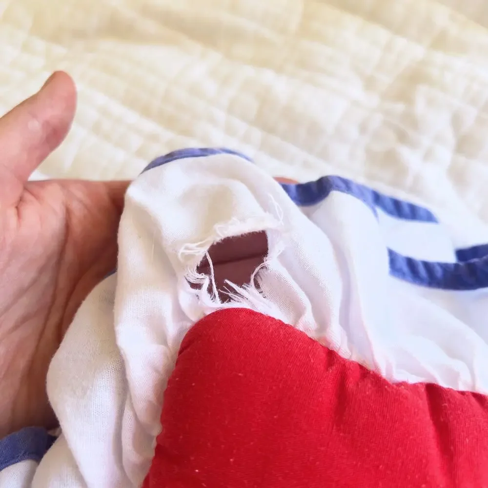 Vintage 1990s Paddington Bear Cuddle Me Quilt Toddler Blanket Nojo